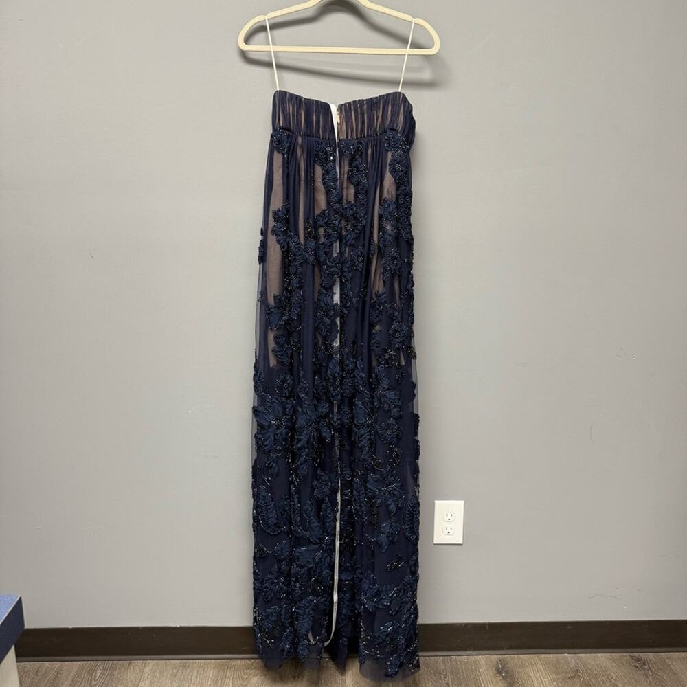 Helsi Beatrice Strapless Empire Floral Appliqué Maxi Dress - Picture 6 of 8